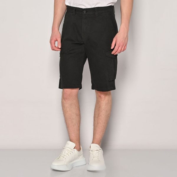 Brokers Cargo Βερμούδα Ανδρική Black Regular Fit 24015-502-452-BLACK/Μαύρο