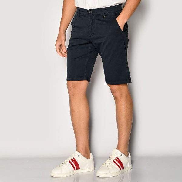 Brokers ΑΝΔΡΙΚΗ ΒΕΡΜΟΥΔΑ ΥΦΑΣΜΑΤΙΝΗ SLIM 23015-442-17-INDIGO/Μπλέ Indigo