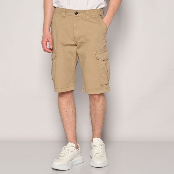 Brokers Cargo Βερμούδα Ανδρική Μπεζ Regular Fit 24015-502-452-BEIGE/Μπέζ