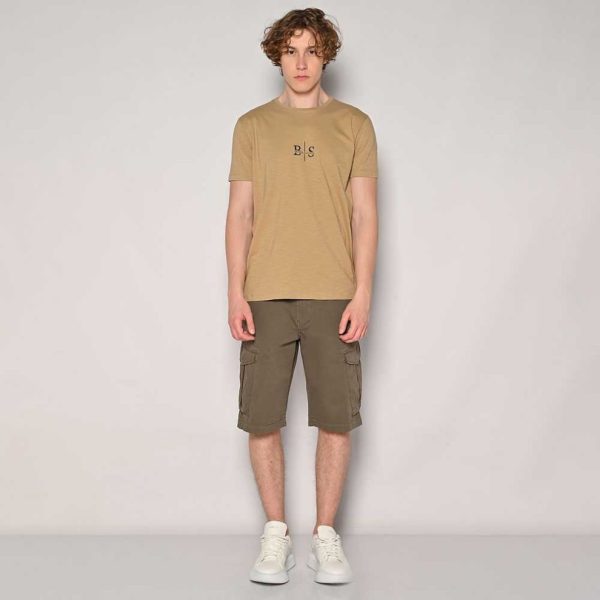 Brokers Cargo Βερμούδα Ανδρική Χακί Regular Fit 24015-502-452-KHAKI/Χακί