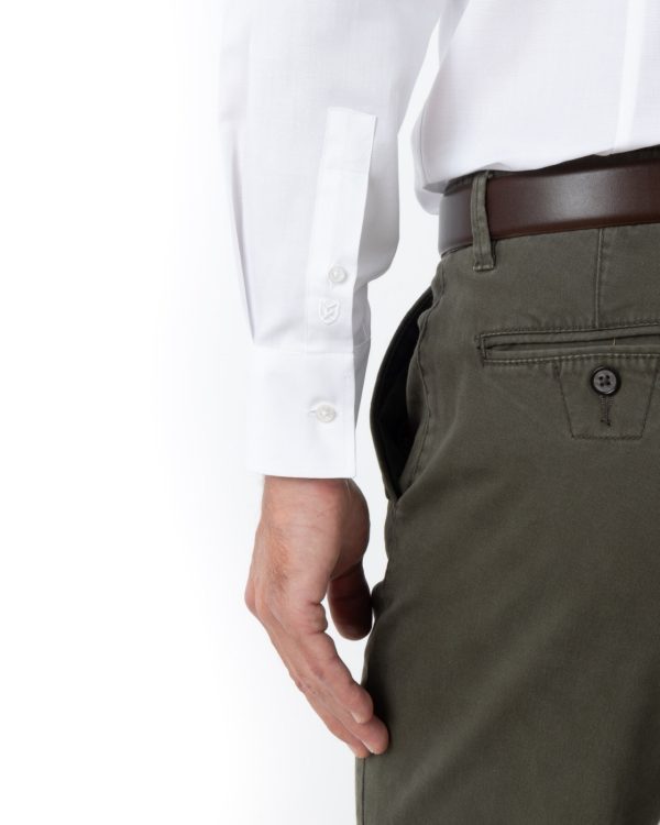 The Bostonians ΠΟΥΚΑΜΙΣΟ DOBBY SLIM FIT-3ACP2128-B001-WHITE/ΑΣΠΡΟ