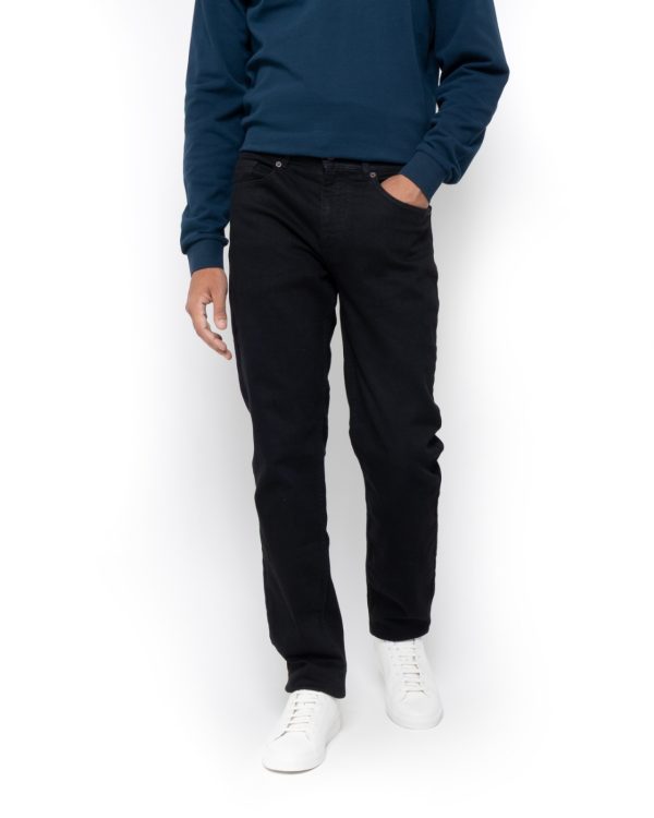 The Bostonians ΠΑΝΤΕΛΟΝΙ DENIM 5-POCKET REGULAR FIT-3CJ2531023-B031-BLACK/ΜΑΥΡΟ