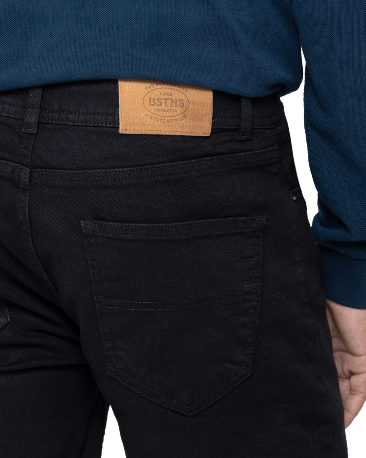 The Bostonians ΠΑΝΤΕΛΟΝΙ DENIM 5-POCKET REGULAR FIT-3CJ2531023-B031-BLACK/ΜΑΥΡΟ The Bostonians ΠΑΝΤΕΛΟΝΙ DENIM 5-POCKET REGULAR FIT-3CJ2531023-B031-BLACK/ΜΑΥΡΟ