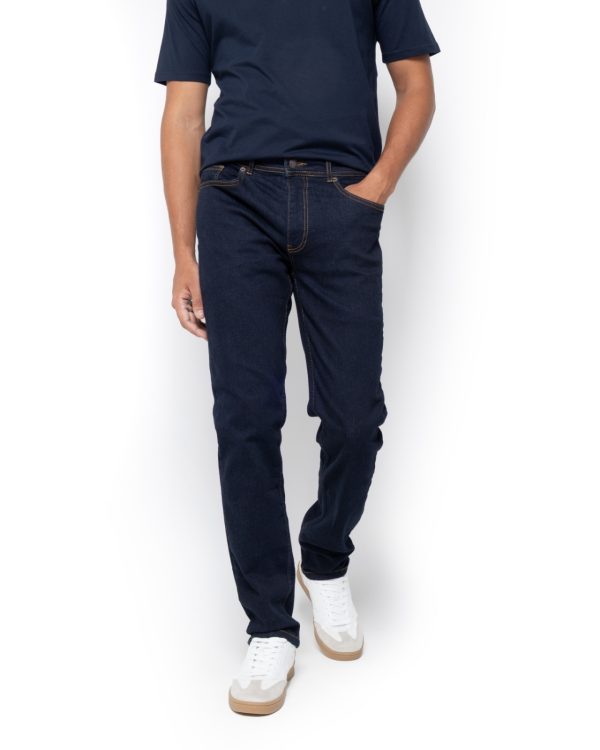 The Bostonians ΠΑΝΤΕΛΟΝΙ DENIM 5-POCKET REGULAR FIT-3CJ2501030-B166-DARK BLUE/MΠΛΕ