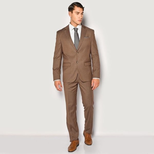 ΚΟΣΤΟΥΜΙ ΑΝΔΡΙΚΟ SOGO REGULAR FIT-23532-201-282-CIGAR/ΠΟΥΡΟ