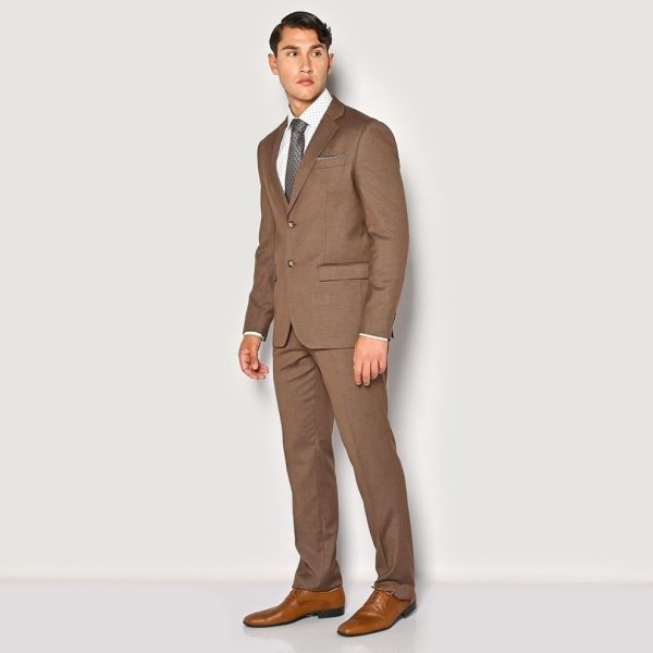 ΚΟΣΤΟΥΜΙ ΑΝΔΡΙΚΟ SOGO REGULAR FIT-23532-201-282-CIGAR/ΠΟΥΡΟ