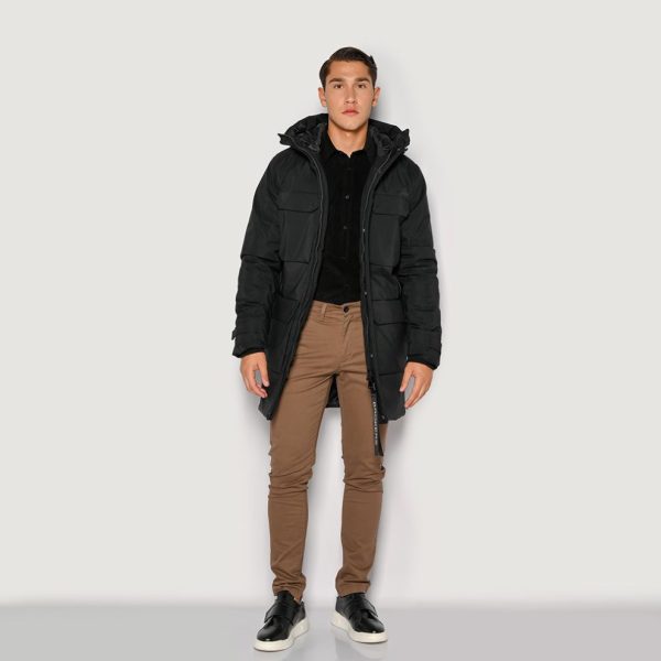 BROKERS Παντελόνι Chino Ανδρικό Βαμβακερό Cigar Slim Fit-24514-401-451-CIGAR/Πούρο