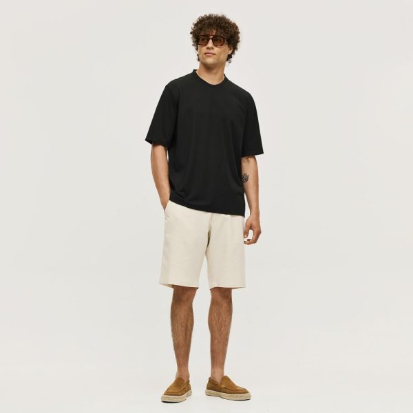 Ανδρικό T-shirt Loose Fit Brokers-24517-231-771-Black/Μαύρο