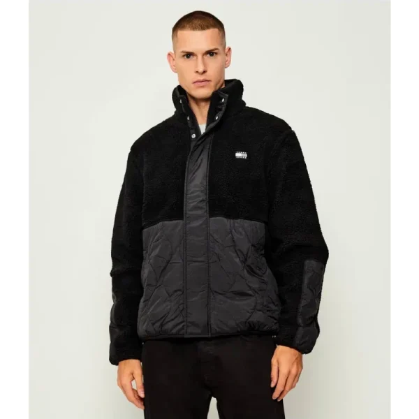 TOMMY JEANS Άνετο Καπιτονέ Teddy Τζάκετ-DM0DM22066-Black/Μαύρο