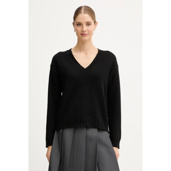Pepe Jeans Γυναικείο Πουλόβερ με V-PL7000001-Black/Μαύρο