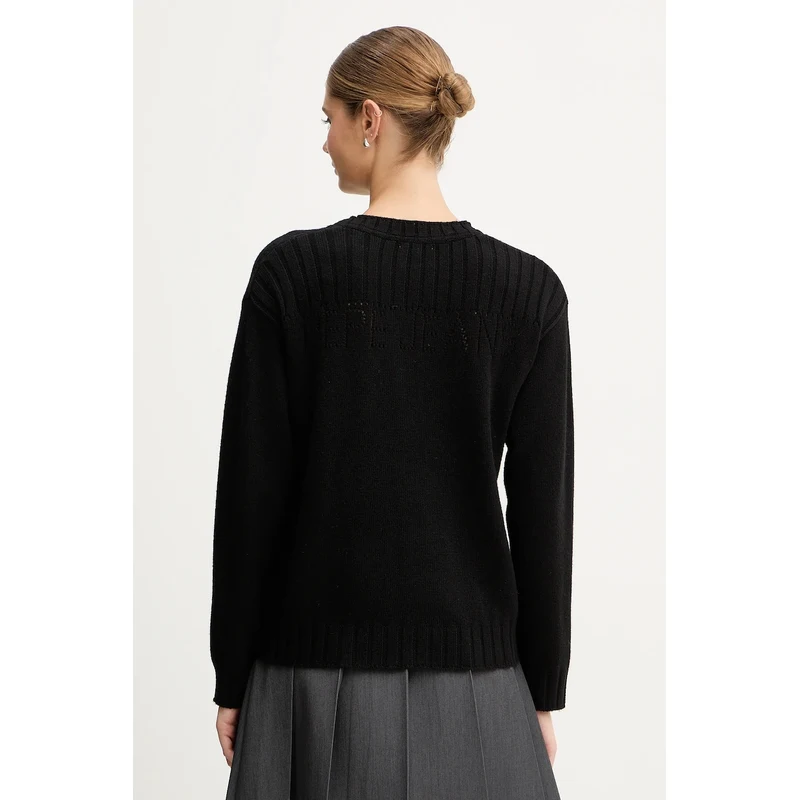 Pepe Jeans Γυναικείο Πουλόβερ με V-PL7000001-Black/Μαύρο Pepe Jeans Γυναικείο Πουλόβερ με V-PL7000001-Black/Μαύρο