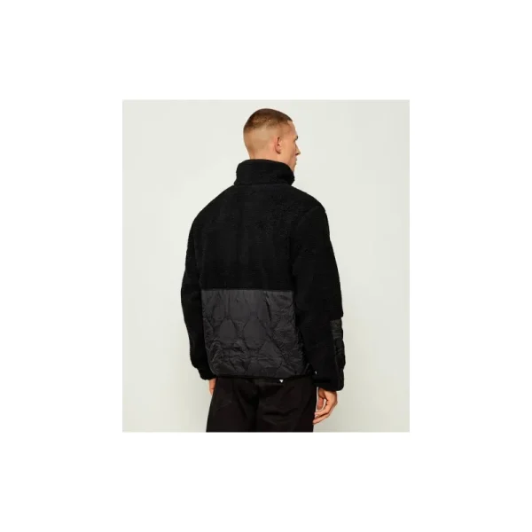 TOMMY JEANS Άνετο Καπιτονέ Teddy Τζάκετ-DM0DM22066-Black/Μαύρο