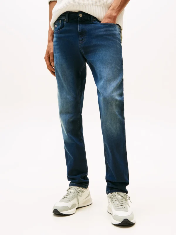 TOMMY JEANS Φουσκωτό Τζάκετ Alaska με Κουκούλα-DW0DW21623-Black/Μαύρο