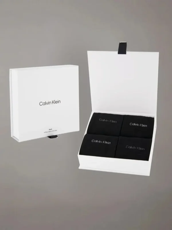 Calvin Klein Σετ Δώρου 4 Ζευγάρια Κάλτσες-701235979-Black/Μαύρο