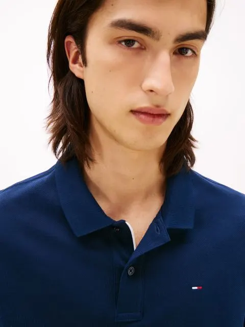 TOMMY JEANS Slim Πόλο Μακρυμάνικο-DM0DM20232-Dark Night Navy-Μπλέ