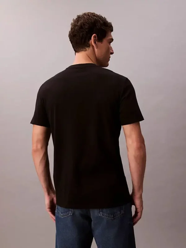 Calvin Klein Βαμβακερό T-shirt-LV04RC272G-Black/Μαύρο