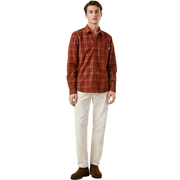 PEPE JEANS 'CLIFFTON' ΠΟΥΚΑΜΙΣΟ ΑΝΔΡΙΚΟ PM3090832-BRICK RED