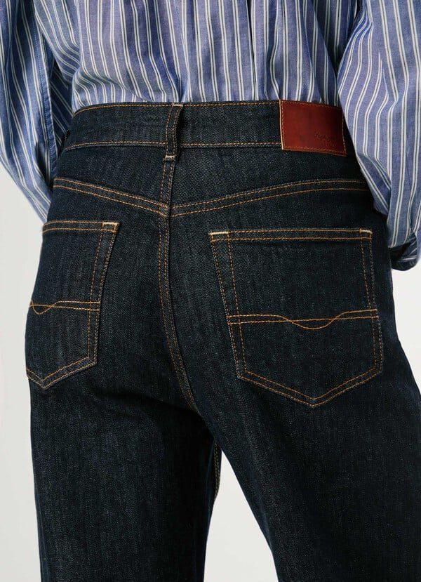 PEPE JEANS high-rise straight fit jeans – lexa ΠΑΝΤΕΛΟΝΙ ΓΥΝΑΙΚΕΙΟ PL20473186-DENIM-ΣΚΟΥΡΟ