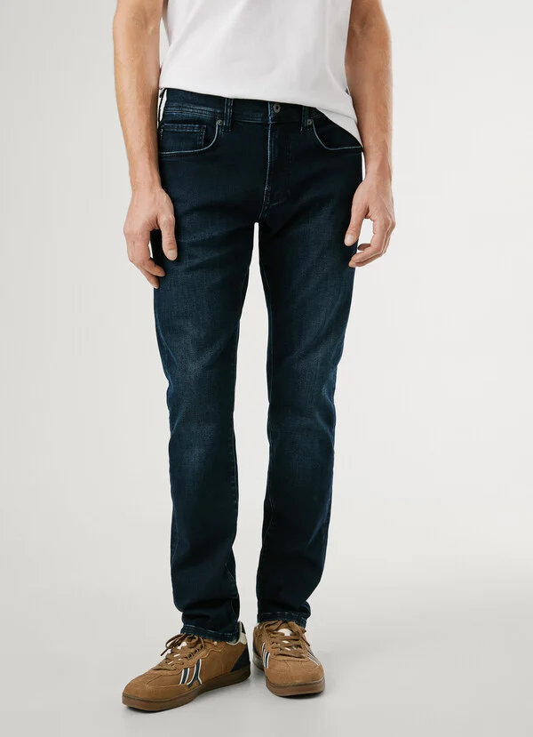 PEPE JEANS slim fit mid-rise jeans – track ΠΑΝΤΕΛΟΝΙ ΑΝΔΡΙΚΟ PM20738989-DENIM PEPE JEANS slim fit mid-rise jeans – track ΠΑΝΤΕΛΟΝΙ ΑΝΔΡΙΚΟ PM20738989-DENIM