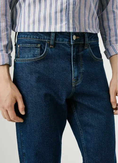 PEPE JEANS ΠΑΝΤΕΛΟΝΙ JEANS STRAIGHT-PM20839585/BLUE/ΜΠΛΕ