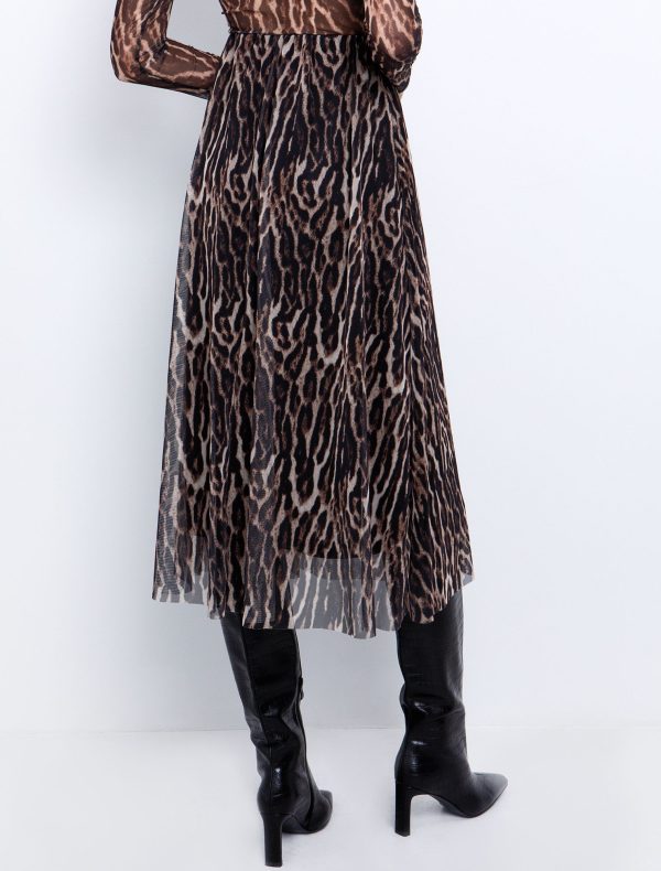 Toi&Moi Tulle φούστα λεοπάρ 10-3996-225-Animal/Άνιμαλ