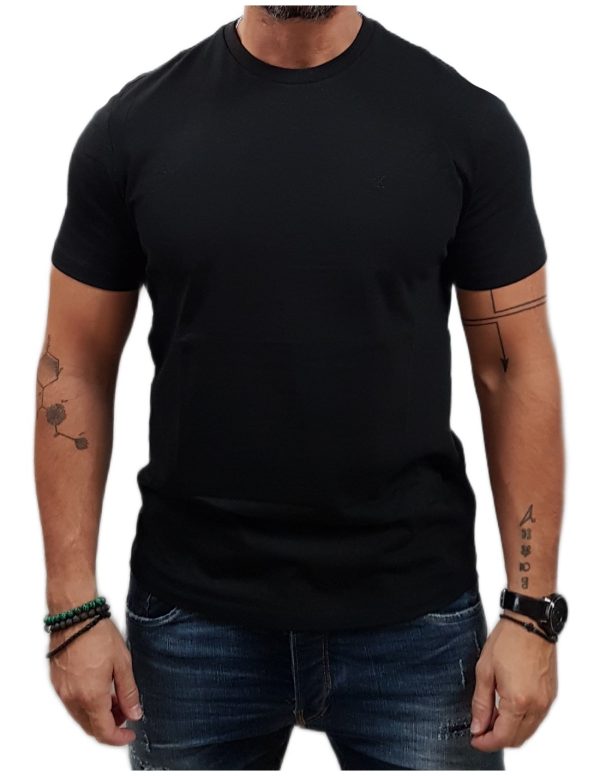 Calvin Klein Regular Fit Μπλούζα Μακό-LV04RD254-Black/Μαύρο