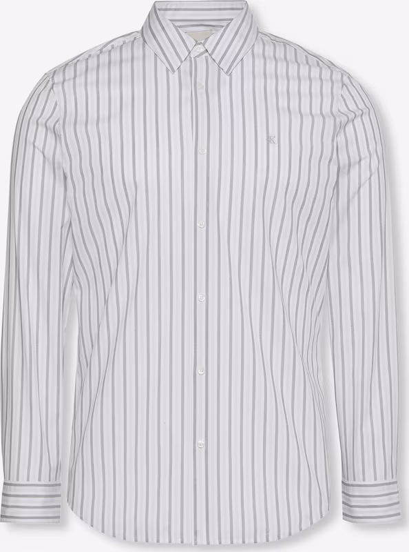 Calvin Klein Slim fit Πουκάμισο-LV04LD127-Gray/Ανοικτό Γκρι