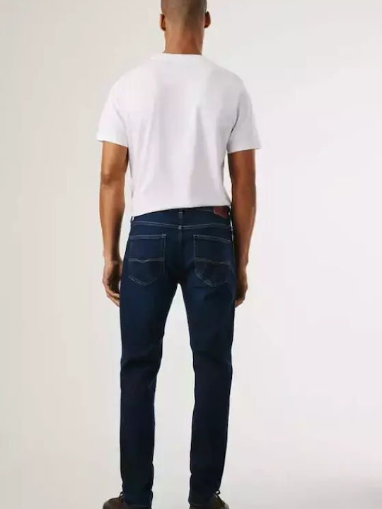 Pepe Jeans London Ανδρικό Παντελόνι Τζιν με Slim Tapered Εφαρμογή-PM2083996-Blue/Μπλε Pepe Jeans London Ανδρικό Παντελόνι Τζιν με Slim Tapered Εφαρμογή-PM2083996-Blue/Μπλε