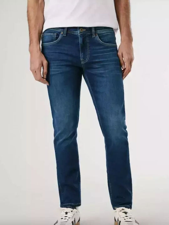 Pepe Jeans London Ανδρικό Παντελόνι Τζιν με Slim Εφαρμογή-PM2073895-Blue/Μπλε