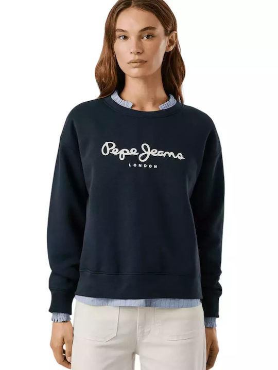 Pepe Jeans Μακρύ Γυναικείο Φούτερ-PL5800002-Blue/Μπλε