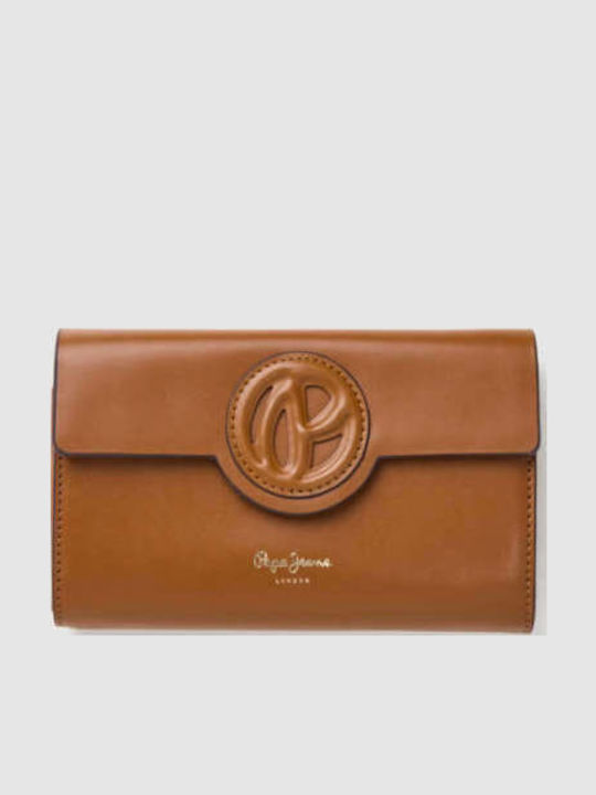 Pepe Jeans Μεγάλο Γυναικείο Πορτοφόλι με RFID-PL070273-BROWN/ΚΑΦΕ