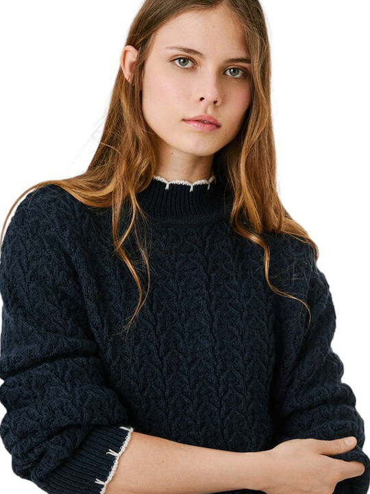 Pepe Jeans B Charil Γυναικείο Πουλόβερ-PL7000016-Blue/Μπλε Pepe Jeans B Charil Γυναικείο Πουλόβερ-PL7000016-Blue/Μπλε