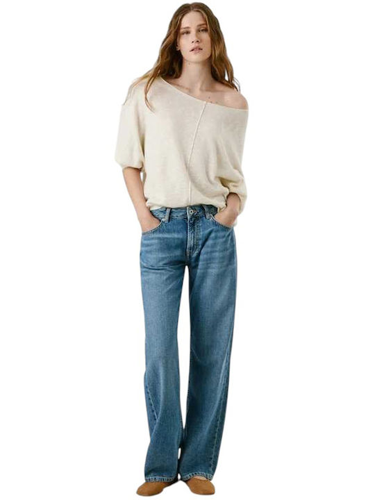 Pepe Jeans Nicky Γυναικείο Jean Παντελόνι σε Loose Εφαρμογή-PL2049023 DENIM Blue/Mπλε