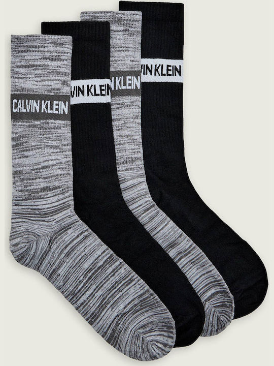 Calvin Klein Ανδρικές Κάλτσες με Σχέδια Πολύχρωμες 4Pack-701235983-001-801