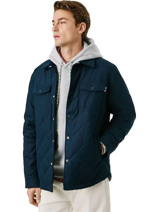 Pepe Jeans Μπουφάν Puffer-PM4027197-Blue/Μπλε Pepe Jeans Μπουφάν Puffer-PM4027197-Blue/Μπλε