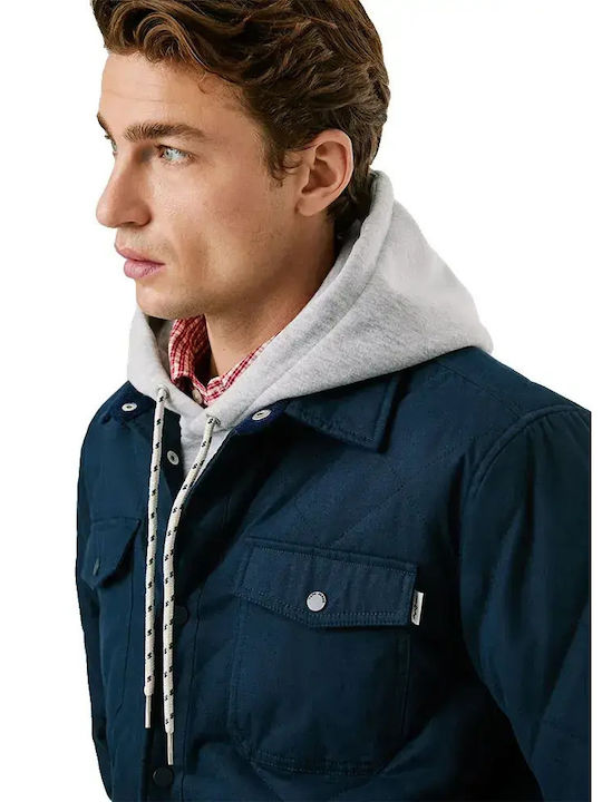 Pepe Jeans Μπουφάν Puffer-PM4027197-Blue/Μπλε