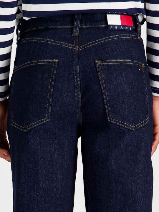 Tommy HilfigerLayla Hr Γυναικείο Jean Παντελόνι σε Slim Εφαρμογή-DW0DW22127-Dark Denim
