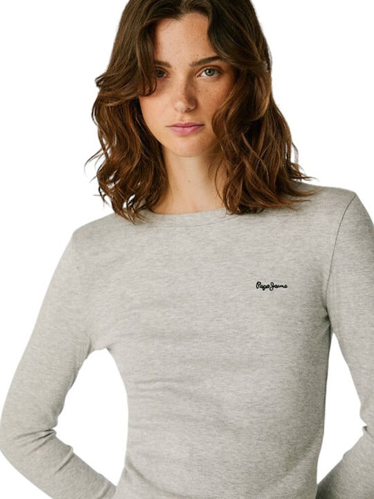 Pepe Jeans Betina Γυναικείο T-shirt-PL5000025-Grey/Γκρι