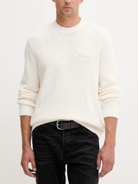 Tommy Hilfiger Πουλόβερ-DM0DM22098-Ancient White-Λευκο