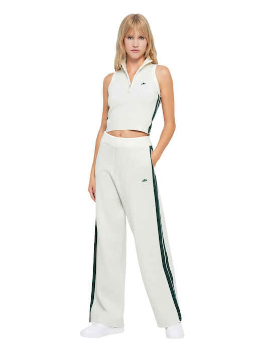 Ellesse Παντελόνι Φόρμας Καμπάνα Cream-SGB23015-off white/ΚΡΕΜΑ