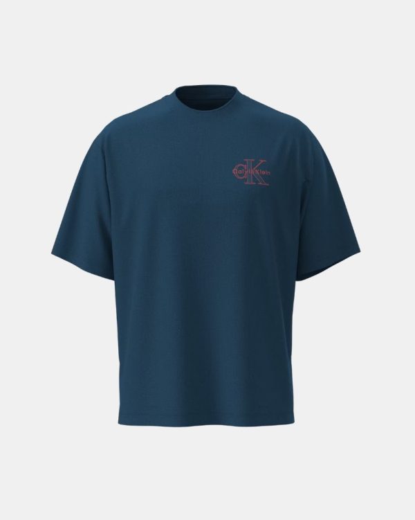 Calvin Klein Κοντομάνικο T-Shirt-LV04RC856G-Blue/Μπλε