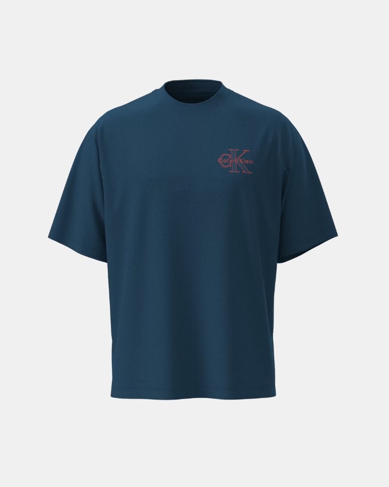 Calvin Klein Κοντομάνικο T-Shirt-LV04RC856G-Blue/Μπλε Calvin Klein Κοντομάνικο T-Shirt-LV04RC856G-Blue/Μπλε