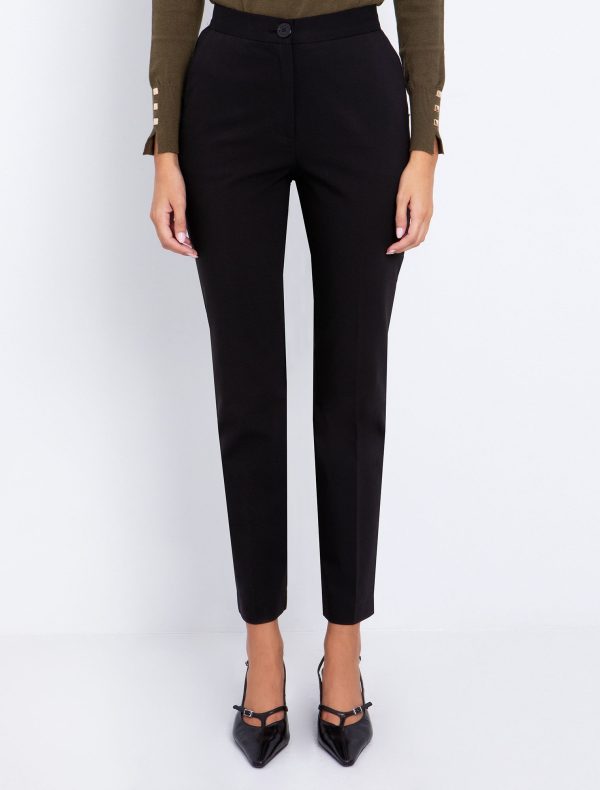 Toi&Moi Office παντελόνι ίσια γραμμή 20-5722-225-Black/Μαύρο