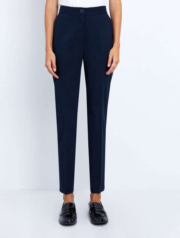 Toi&Moi Office παντελόνι ίσια γραμμή 20-5722-225-Blue Navy/Μπλέ Navy