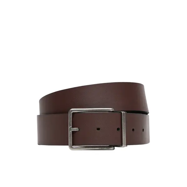 Calvin Klein Ανδρική Ζώνη Warmth Buckle 40mm-LV04D7048-Rev/Adj Black/CK Dark Brown/Matte Black