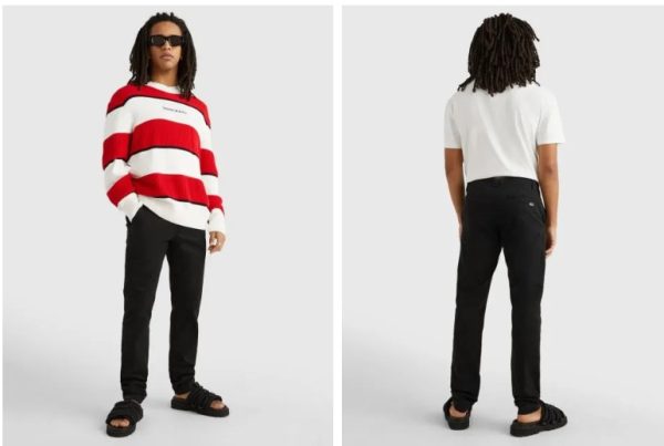 TOMMY JEANS CHINO ΠΑΝΤΕΛΟΝΙ SCANTON-DM0DM09595-Twilight Navy/Μπλε