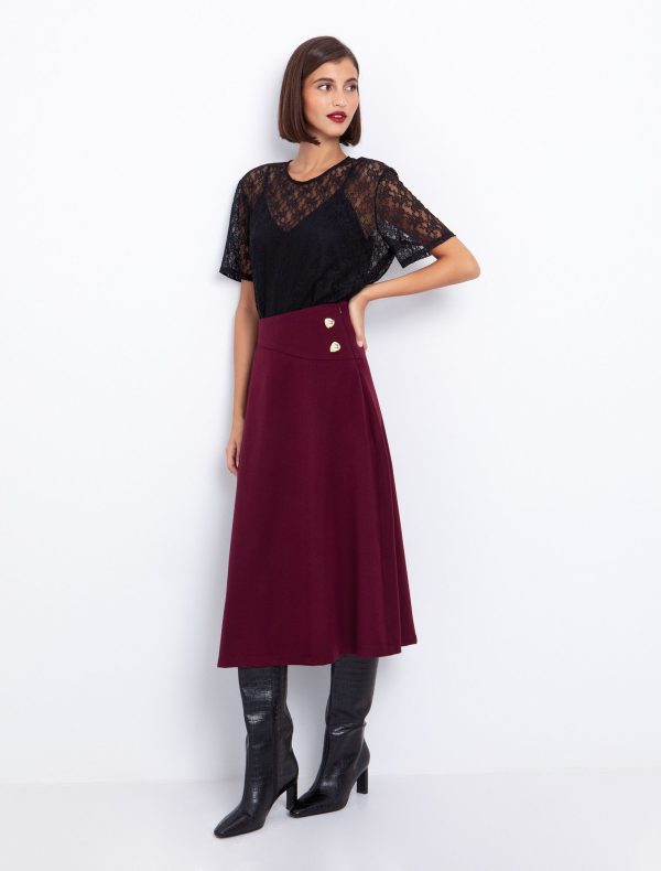 Toi&Moi Μπλούζα από δαντέλα 30-5651-225-Black/Μαύρο