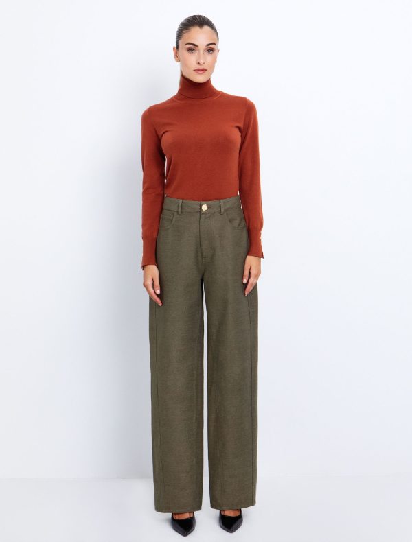 Τoi&Moi Basic πλεκτό ζιβάγκο 70-4819-225-Caramel/Καραμέλα