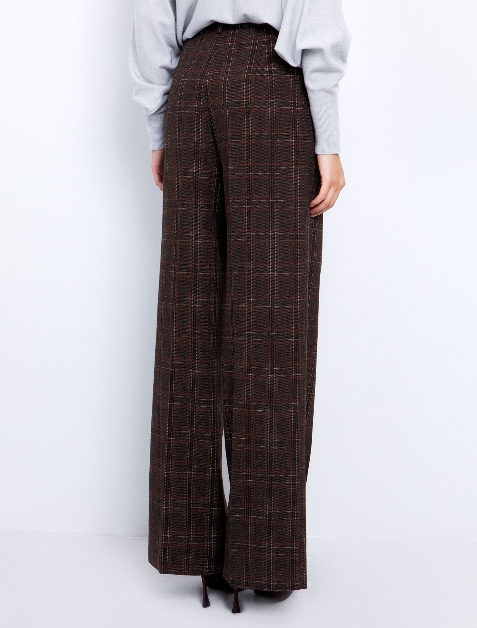 Toi&Moi Καρό παντελόνι με μείγμα από μαλλί 20-5643-225-Καρώ Toi&Moi Καρό παντελόνι με μείγμα από μαλλί 20-5643-225-Καρώ