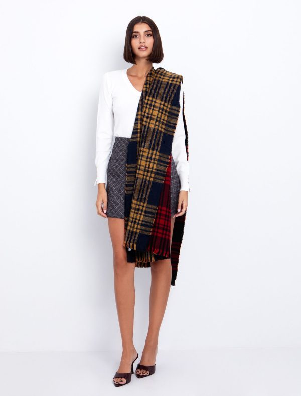 Toi&Moi Basic πλεκτή μπλούζα V-λαιμόκοψη 70-4818-225-Bordeaux/Μπορντώ